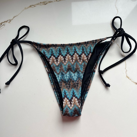 Other - Blue Chevron bikini bottom Medium
